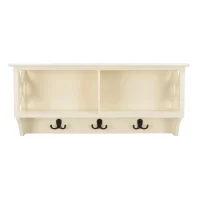 Safavieh Home Collection Freya Grey Hanging Storage Wall Coat Rack, White