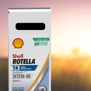 Shell Rotella T4 Triple Protection 15W-40 Diesel Motor Oil, 3 Gallon
