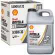 Shell Rotella T5 Synthetic Blend 10W-30 Diesel Engine Oil, 2.5-Gallon, 2 Pack Case