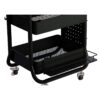 Simply Tidy Gramercy Rolling Cart, Black