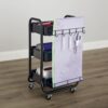 Simply Tidy Gramercy Rolling Cart, Black