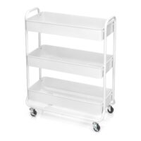Simply Tidy Hudson Rolling Cart, White