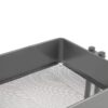 Simply Tidy Lexington 3-Tier Rolling Cart, Gray