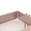 Simply Tidy Lexington 3-Tier Rolling Cart, Rose Gold Simply Tidy Lexington 3-Tier Rolling Cart, Rose Gold