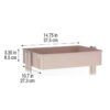 Simply Tidy Lexington 3-Tier Rolling Cart, Rose Gold Simply Tidy Lexington 3-Tier Rolling Cart, Rose Gold