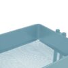 Simply Tidy Lexington 3-Tier Rolling Cart, Dusty Blue Simply Tidy Lexington 3-Tier Rolling Cart
