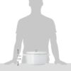 Staub Cast Iron 7-qt Round Cocotte - White, Made in France