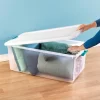 Sterilite 106 Qt Plastic Storage Container (4 Pack) and 64 Qt Box (6 Pack)
