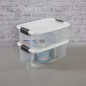 Sterilite 116-Qt. Latch Lid Tote (4-Pack), 18-Qt. Latch Lid Tote (6-Pack)