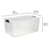 Sterilite 116-Qt. Latch Lid Tote (4-Pack), 18-Qt. Latch Lid Tote (6-Pack)
