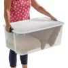 Sterilite 116-Qt. Latch Lid Tote (4-Pack), 18-Qt. Latch Lid Tote (6-Pack)