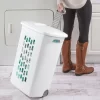 Sterilite 12228003 Ultra Wheeled Hamper, White Lid & Base w/ Plastic Handle & Wheels, 3-Pack Sterilite 12228003 Ultra Wheeled Hamper, White Lid & Base w/ Plastic Handle & Wheels, 3-Pack
