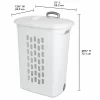 Sterilite 12228003 Ultra Wheeled Hamper, White Lid & Base w/ Plastic Handle & Wheels, 3-Pack Sterilite 12228003 Ultra Wheeled Hamper, White Lid & Base w/ Plastic Handle & Wheels, 3-Pack