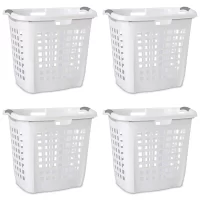 Sterilite 1216 - 2 Bushel Ultra™ Laundry Basket Aqua Chrome 12167906