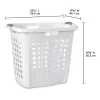 Sterilite 12258004 Ultra Easy Carry Hamper, White Hamper w/Titanium Inserts, 4-Pack Sterilite 12258004 Ultra Easy Carry Hamper, White Hamper w/Titanium Inserts, 4-Pack