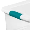 Sterilite 15 Qt Latch Lid Tote, 24 Pack, and 6 Qt Latch Lid Tote, 12 Pack