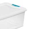 Sterilite 15 Qt Latch Lid Tote, 24 Pack, and 6 Qt Latch Lid Tote, 12 Pack