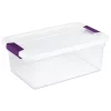 Sterilite 15 Qt. Plastic Stackable Storage Container Tote with Lid (48 Pack) Sterilite 15 Qt. Plastic Stackable Storage Container Tote with Lid (48 Pack)