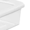 Sterilite 32 Qt Latch Lid Tote, 6 Pack, & 15 Qt Latch Lid Tote, 12 Pack