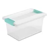 Sterilite 64 Qt Latching Storage Tote Box (6 Pack) Medium Clip Box (4 Pack)