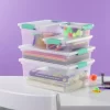 Sterilite 64 Qt Latching Storage Tote Box (6 Pack) Medium Clip Box (4 Pack)