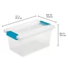 Sterilite Clear Medium Storage Tote, 12 Pack, & Large Storage Tote, 12 Pack Sterilite Clear Medium Storage Tote, 12 Pack, & Large Storage Tote, 12 Pack