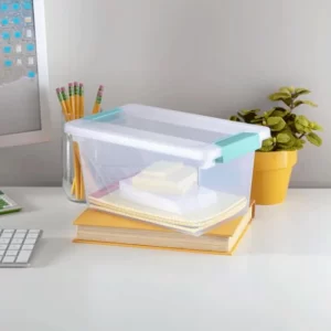 Sterilite Clear Medium Storage Tote, 12 Pack, & Large Storage Tote, 12 Pack Sterilite Clear Medium Storage Tote, 12 Pack, & Large Storage Tote, 12 Pack