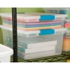 Sterilite Clear Storage Medium Clip Boxes with Lid + Lg Deep Clip Boxes (4 Each)