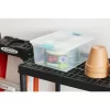 Sterilite Clear Storage Medium Clip Boxes with Lid + Lg Deep Clip Boxes (4 Each)
