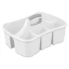 Sterilite Divided Storage Ultra Caddy with 4 Compartments and Handles in White (6-Pack) Sterilite Divided Storage Ultra Caddy with 4 Compartments and Handles in White (6-Pack)