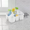 Sterilite Divided Storage Ultra Caddy with 4 Compartments and Handles in White (6-Pack) Sterilite Divided Storage Ultra Caddy with 4 Compartments and Handles in White (6-Pack)