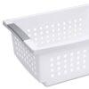 Sterilite Medium Sized Stackable Household Storage Basket, White (30 Pack)