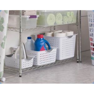 Sterilite Multi-Size Plastic Storage Basket Bin Organizer Bundle Set (30 pieces)
