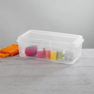 Sterilite Plastic FlipTop Latching Storage Box Container, Clear, 12 Pack