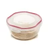 Sterilite Ultra-Seal 2.5 Quart Bowl, Clear Lid & Base with Rocket Red Gasket, 4-Pack Sterilite Ultra-Seal 2.5 Quart Bowl, Clear Lid & Base with Rocket Red Gasket, 4-Pack