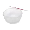 Sterilite Ultra-Seal 2.5 Quart Bowl, Clear Lid & Base with Rocket Red Gasket, 4-Pack Sterilite Ultra-Seal 2.5 Quart Bowl, Clear Lid & Base with Rocket Red Gasket, 4-Pack
