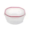 Sterilite Ultra-Seal 2.5 Quart Bowl, Clear Lid & Base with Rocket Red Gasket, 4-Pack Sterilite Ultra-Seal 2.5 Quart Bowl, Clear Lid & Base with Rocket Red Gasket, 4-Pack