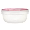 Sterilite Ultra-Seal 2.5 Quart Bowl, Clear Lid & Base with Rocket Red Gasket, 4-Pack Sterilite Ultra-Seal 2.5 Quart Bowl, Clear Lid & Base with Rocket Red Gasket, 4-Pack