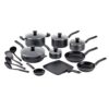 T-Fal Initiatives 18 Piece Non-stick Dishwasher Safe Cookware Set, Gray T-Fal Initiatives 18 Piece Non-stick Dishwasher Safe Cookware Set, Gray