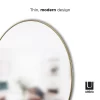 Umbra Hub Frame, Wall Mirror for Entryways, Bathrooms, Living Rooms and More, 34-Inch, Brass