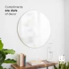 Umbra Hub Frame, Wall Mirror for Entryways, Bathrooms, Living Rooms and More, 34-Inch, Brass
