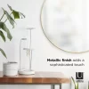 Umbra Hub Frame, Wall Mirror for Entryways, Bathrooms, Living Rooms and More, 34-Inch, Brass