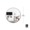Umbra Hub Frame, Wall Mirror for Entryways, Bathrooms, Living Rooms and More, 34-Inch, Brass