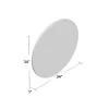 Umbra Titanium Hubba 34 Inch Round Entryways, Bathrooms, Living Rooms and More, Doubles as Wall Art, 34-Inch Circle Mirror, Finish