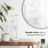 Umbra Titanium Hubba 34 Inch Round Entryways, Bathrooms, Living Rooms and More, Doubles as Wall Art, 34-Inch Circle Mirror, Finish