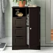 Winston Porter Caril Freestanding Bathroom Cabinet - Espresso