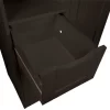 Winston Porter Caril Freestanding Bathroom Cabinet - Espresso