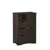Winston Porter Caril Freestanding Bathroom Cabinet - Espresso