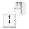 Winston Porter Caril Freestanding Bathroom Cabinet - White