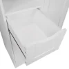 Winston Porter Caril Freestanding Bathroom Cabinet - White